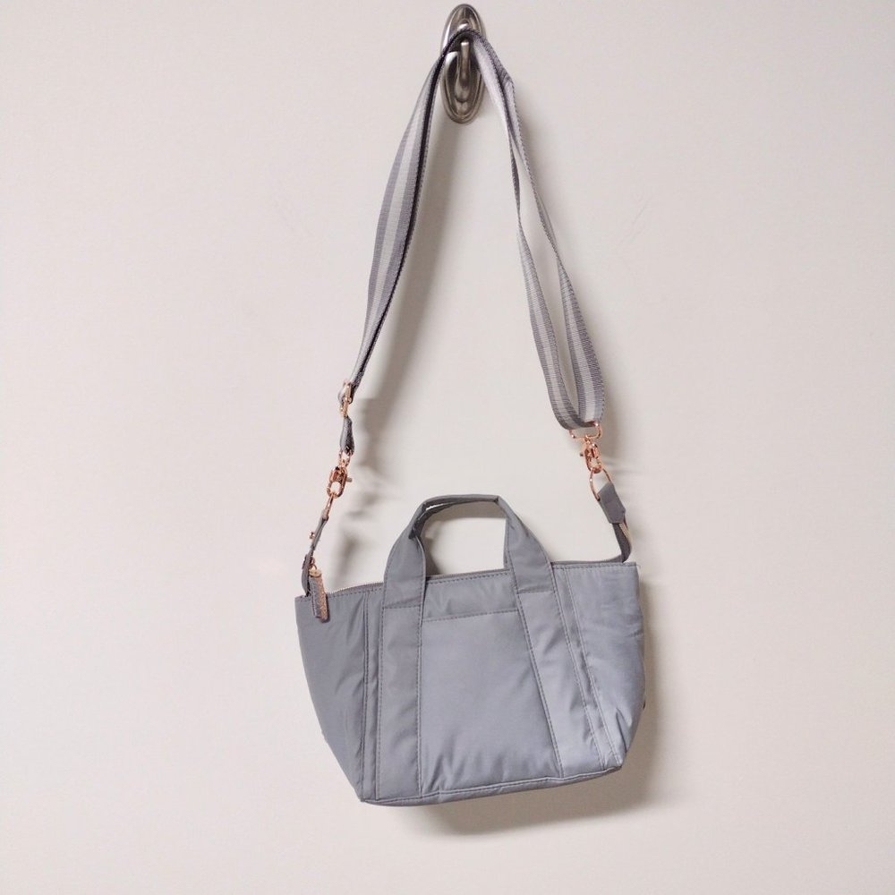 Stella & Dot Crush It Reflective Mini Tote Bag Adjustable Crossbody Strap Purse